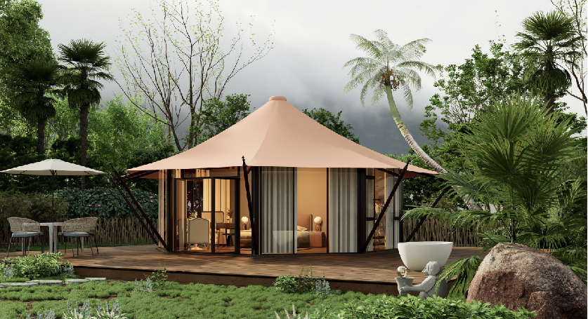 化隆异形篷房定制：专属设计赋能，打造城市户外专属名片